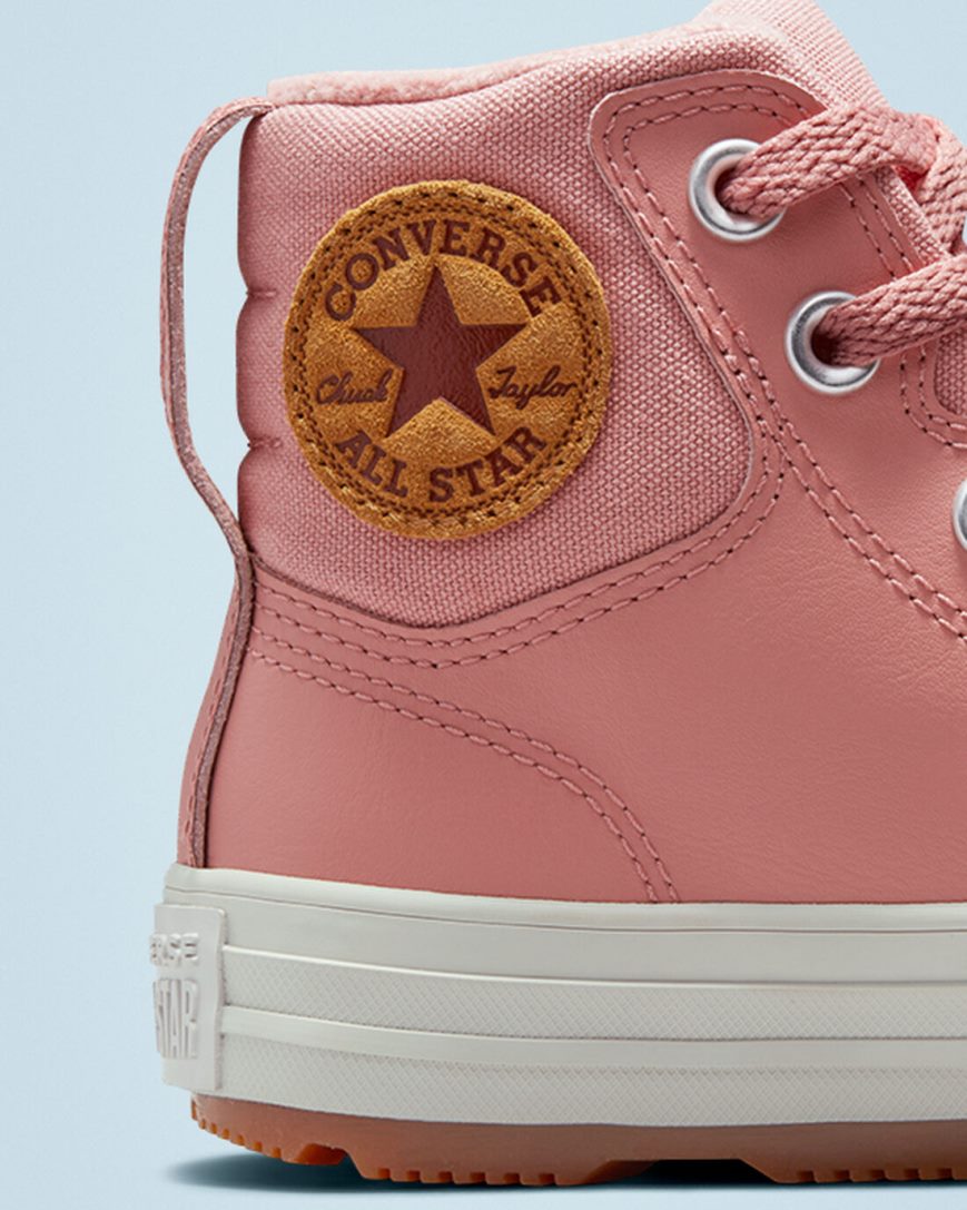 Chlapecké Boty Vysoké Converse Læder Chuck Taylor All Star Berkshire Boot Color Růžové | CZ YZHW49